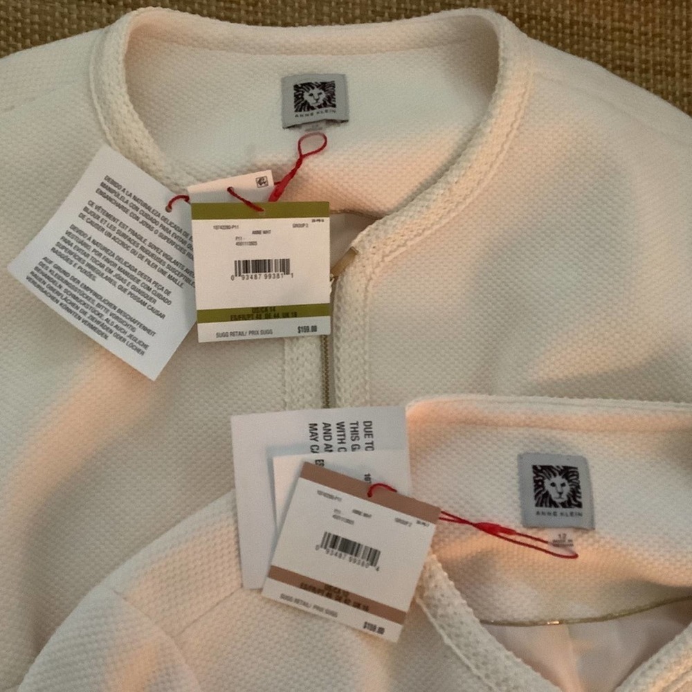 Anne Klein Zip Up Jacket/Blazer NWT - Picture 3 of 3